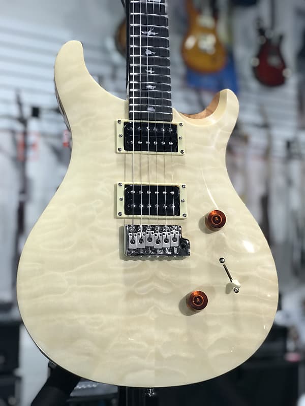 爆買いしたい C&M 24 Custom SE PRS Exclusive Neck Satin Quilt, Natural ギター