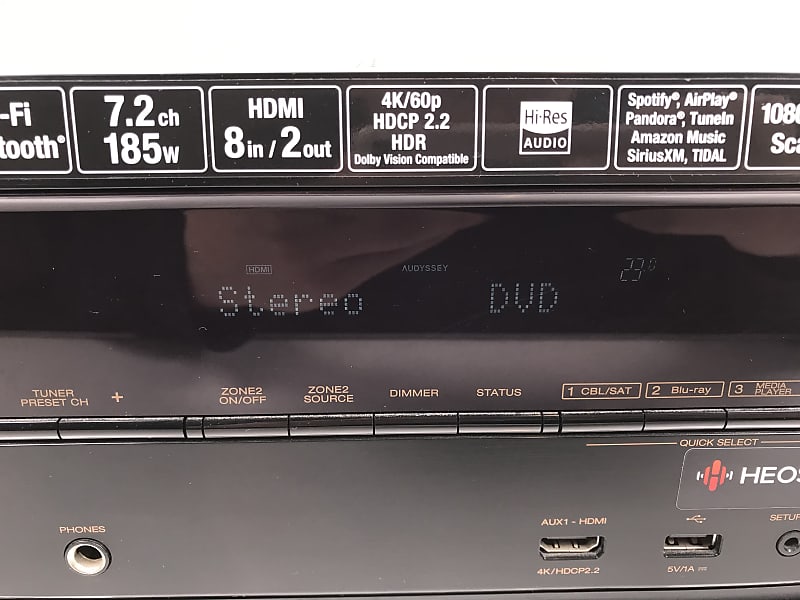 Denon AVR-X2400H Integrated Network AV Receiver | Reverb