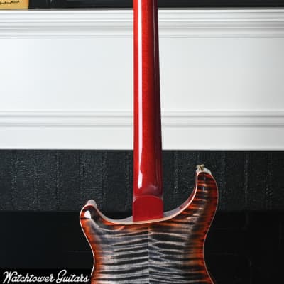 Mint Paul Reed Smith PRS Hollowbody II Piezo 10 Top Charcoal Cherry Burst image 7