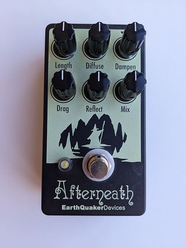 EarthQuaker Devices Afterneath Otherworldly Reverberation Machine 2014 - 2017 - Black image 1