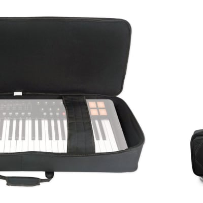 Rockville BEST BAG 49 Padded Keyboard Gig Bag Case for M-Audio Oxygen 49 MKIV
