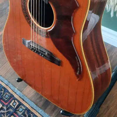 Vox Folk VOX V238 Country Western Vintage Acoustic Guitar all Original 1968