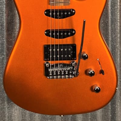 G&L USA Legacy HSS RMC Tangerine Metallic Guitar & Case #5190 image 4
