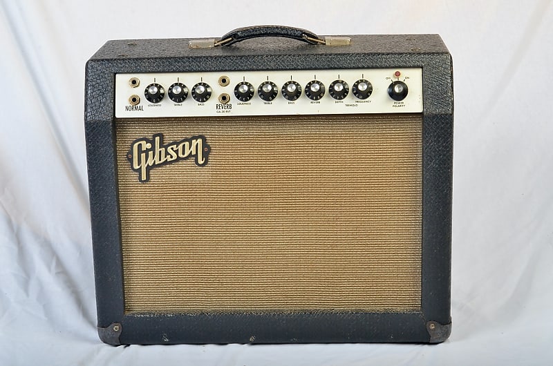Gibson GA-20RVT Minuteman 12-Watt 1x12" Guitar Combo 1965 - 1967 - Black image 1