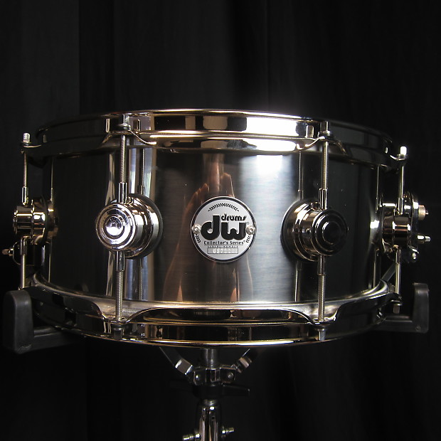 DW Collector's Series Stainless Steel 5.5x13" Snare Drum image 1