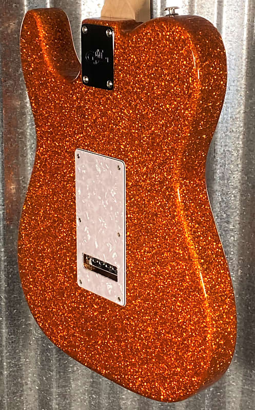 ノエル ACCUSE 744039f5 G&L USA ASAT Special Orange Metal Flake Guitar & Case #5205
