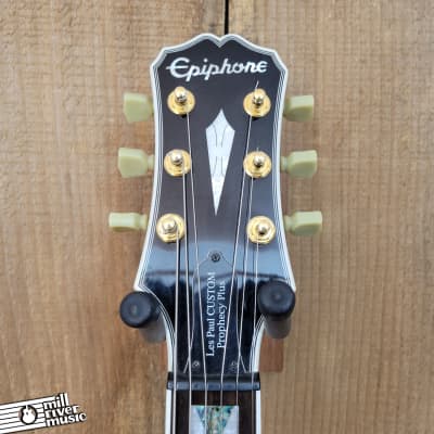 Epiphone LP Custom Prophecy Plus Midnight Sapphire Upgraded  w/OHSC image 2