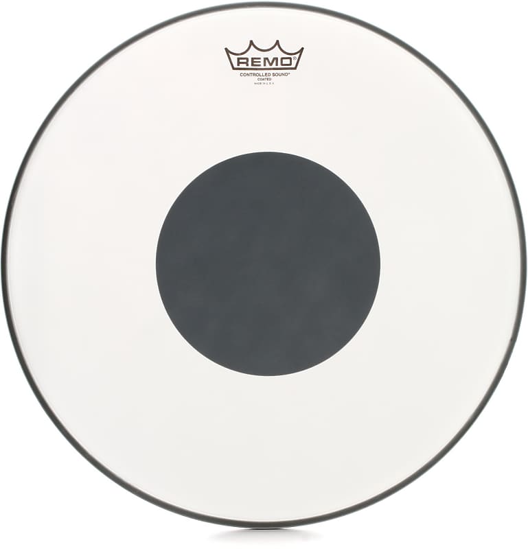 Remo Controlled Sound Coated Drumhead - 16 inch - with Black Dot image 1