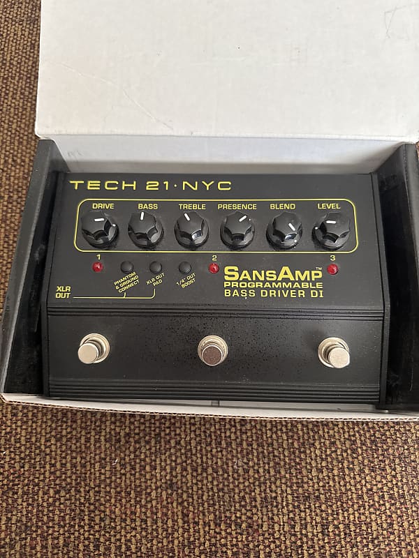 Tech 21 Sansamp Programmable Bass Driver