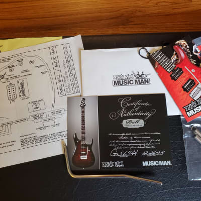 Ernie Ball Music Man BFR PDN JP13 John Petrucci Signature || RARE Sparkle Red image 10
