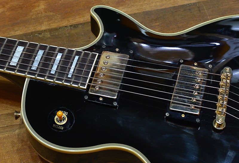 Epiphone Japan Lea Paul Custom Ebony 1991'