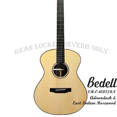 Bedell Coffee House Orchestra Natural Adirondack spruce & Indian rosewood handmade guitar image 2