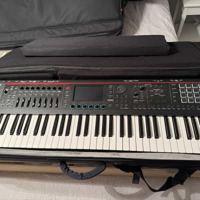 Roland FANTOM-06 61-Key Workstation Keyboard 2022 - Present with Mono Vertigo Keyboard Case