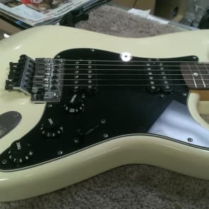 Fender Olympic White Standard Stratocaster with Floyd Rose and OHSC image 4