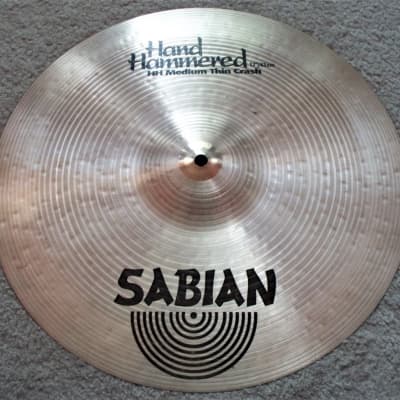 Sabian Hand Hammered Medium Thin 17'' Crash Cymbal image 1