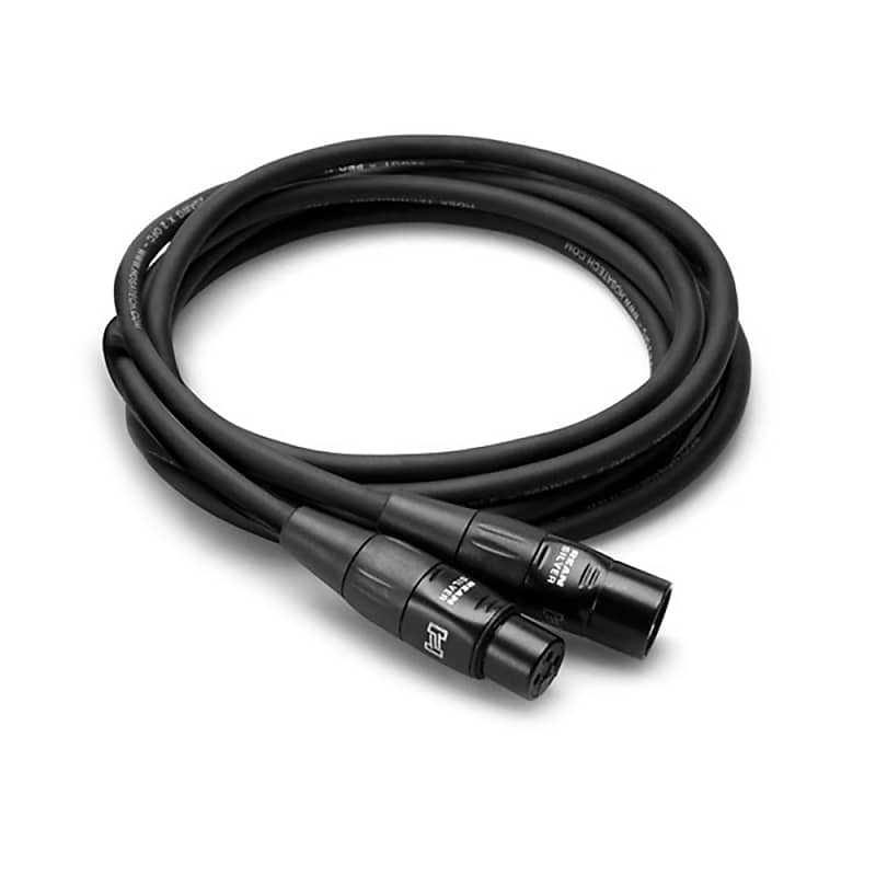 Hosa HMIC-020 Pro Studio Recording Microphone Cable REAN XLR3F to XLR3M 20ft image 1