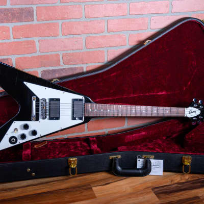 Gibson Custom Shop Kirk Hammett Signature Flying V 2012 Aged Ebony image 2