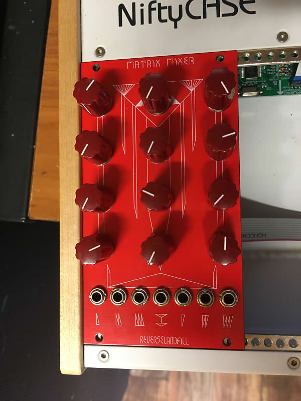 Reverselandfill Matrix Mixer Eurorack LZX Video Synthesizer Reverb