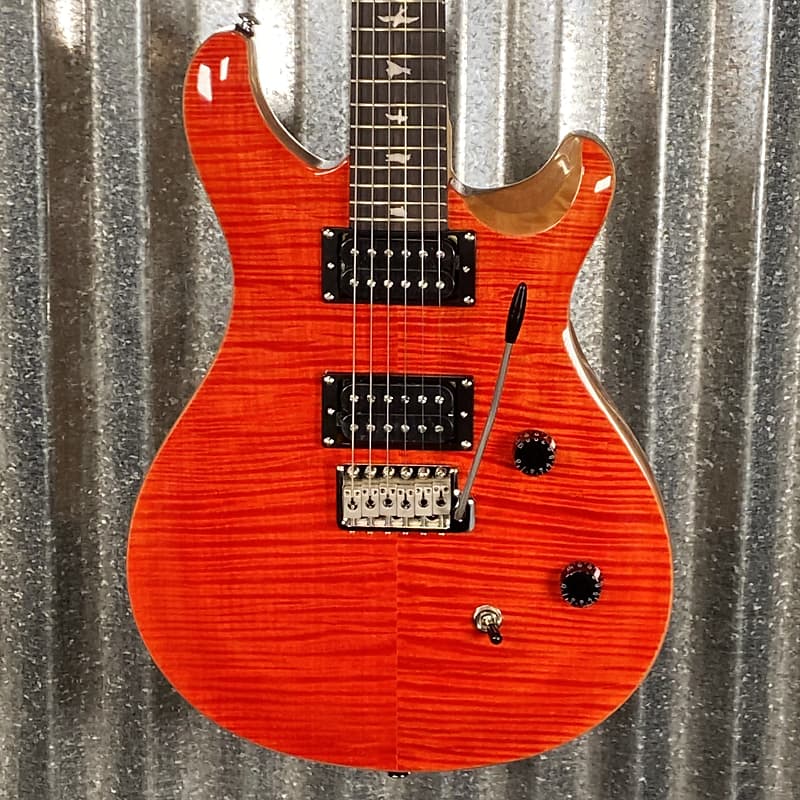 PRS Paul Reed Smith SE CE 24 Blood Orange Guitar & Bag #6181 image 1