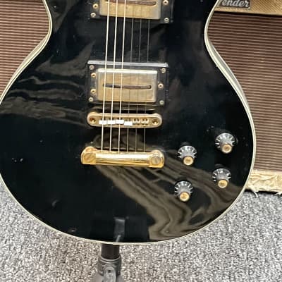 Univox Les Paul copy 1975 Black | Reverb
