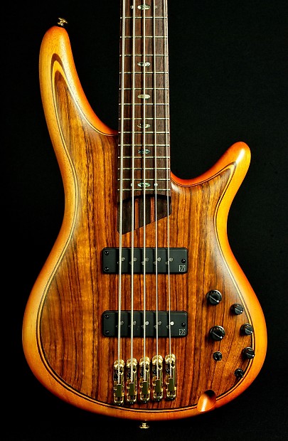 Ibanez SR1205E VNF SR Premium 5-String Bass Vintage Natural Flat image 1