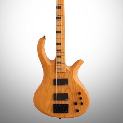 Schecter Session Riot 4 Electric Bass, Aged Natural Satin image 2