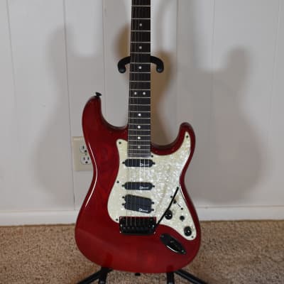 Charvel ST Custom Stratocaster Style - MIJ 1990s Candy Apple Red - w/ OHSC image 2