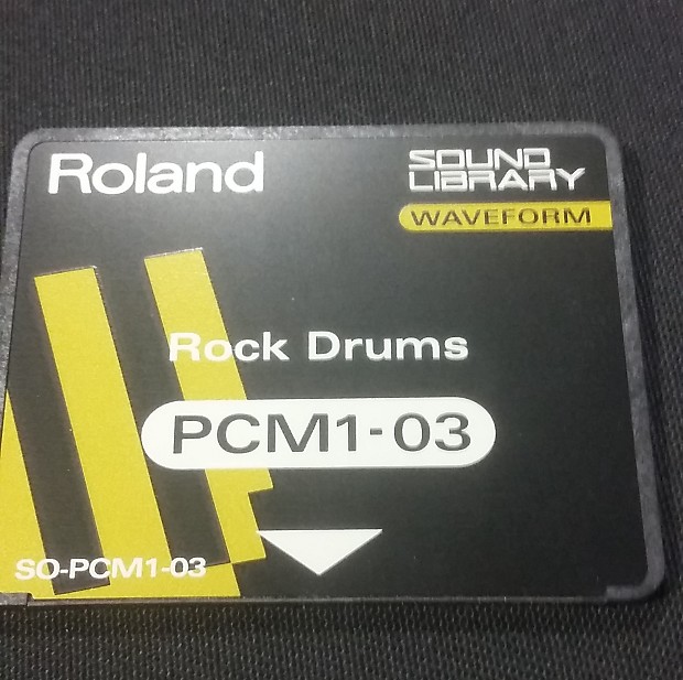 Roland Sound Library PCM1 Card Set for JV80 Synthesizer Reverb