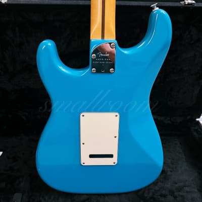 Fender American Professional II Stratocaster with Rosewood Fretboard 2021 Miami Blue w/Wrangler Denim Case image 3