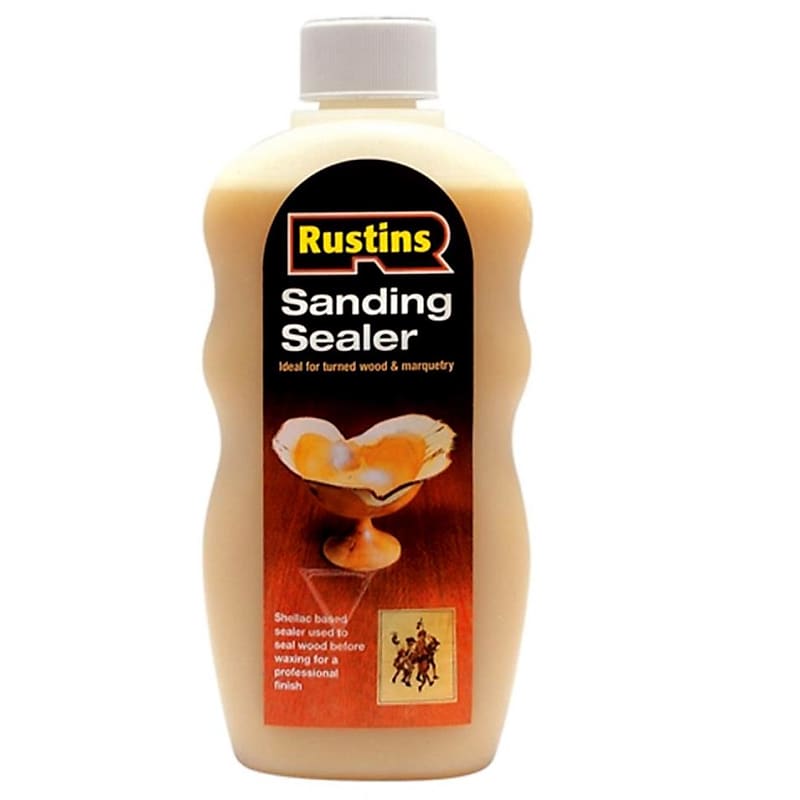 Rustins Shellac Based Sanding Sealer 500ml for All types of Reverb