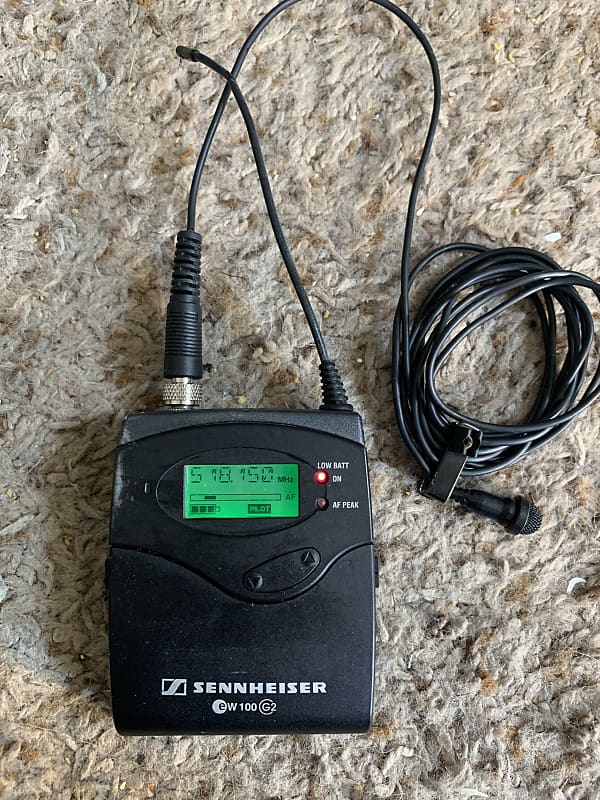 Sennheiser Ew100 G2 A 518 554 Mhz Wireless Lav Microphone Reverb 6607