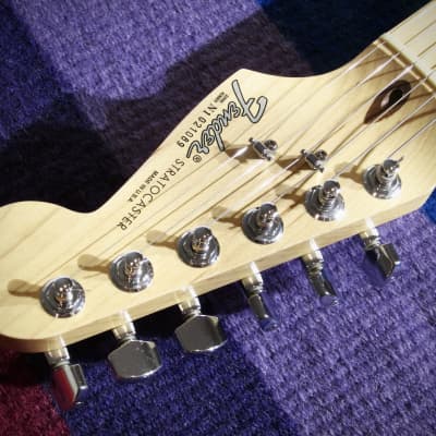 Fender American Standard Stratocaster Custom Color Maple Board Super Rare Near Mint-Circa 1991-Midnight Purple Metallic image 21