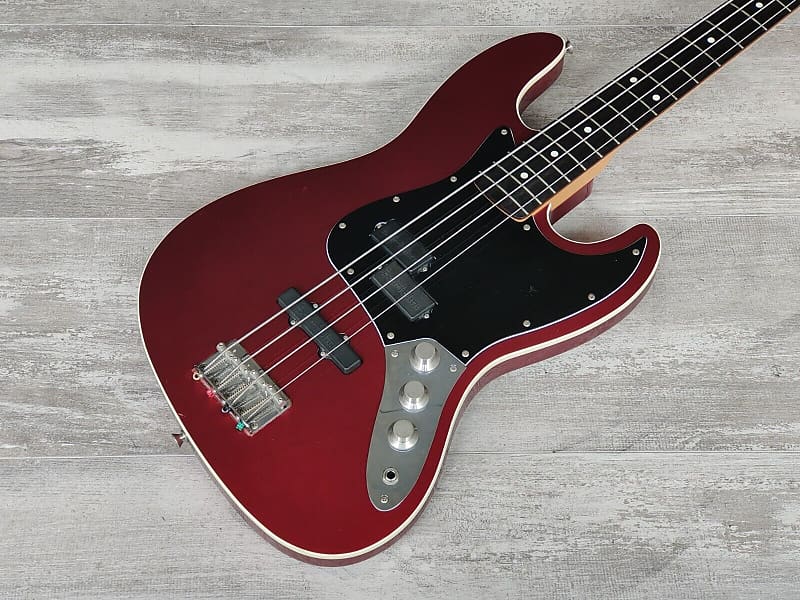 2010 Fender Japan Aerodyne PJ Jazz Bass w/Bartolini's (Old Candy Apple Red)