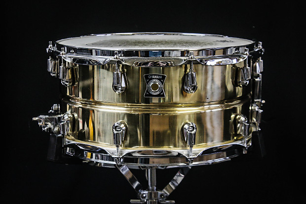 Yamaha SD4470 Nouveau 14x7" Brass Snare Drum image 1