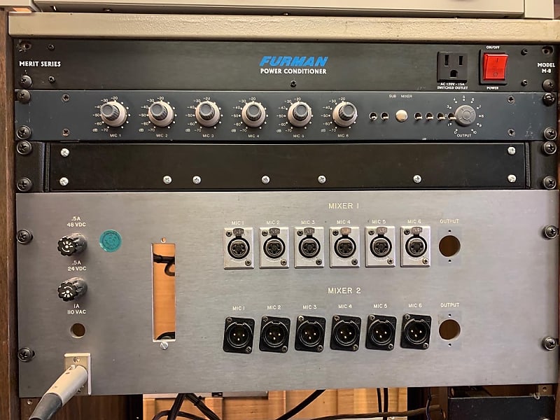 6 channel Neve 8078 console Mic / Line Input Module (6 channels, Racked) image 1