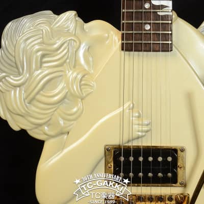 1990's ESP Angel guitar Pearl White | Reverb