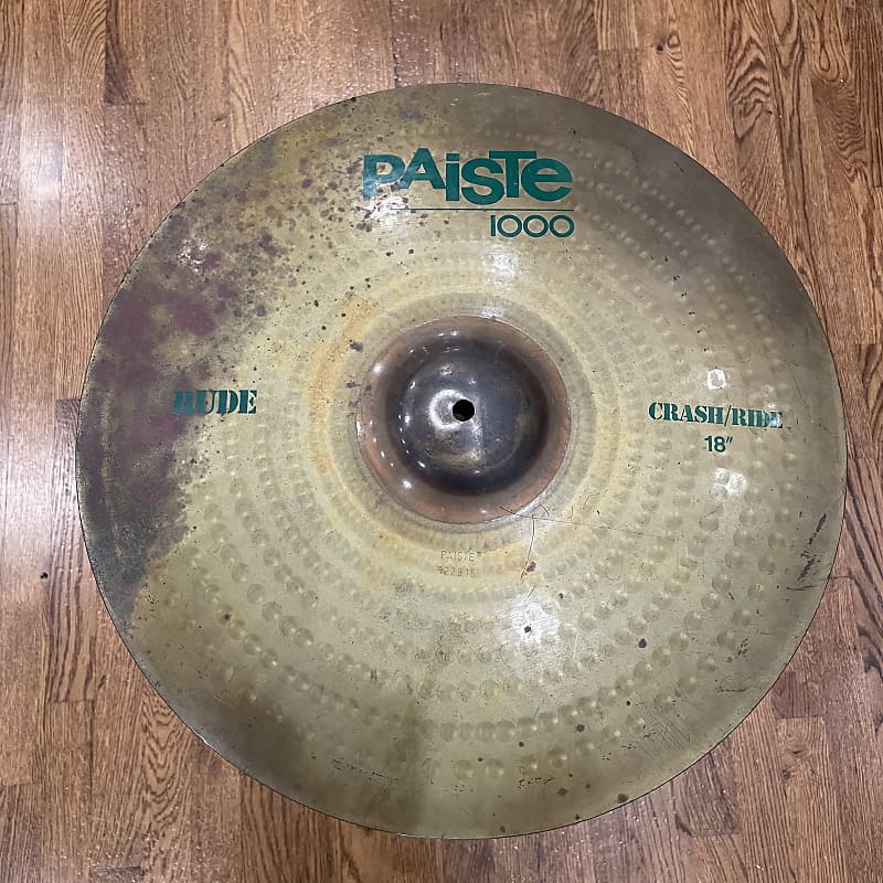 Paiste 1000 Rude 18” Crash/Ride Reverb