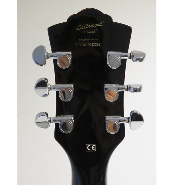 DeArmond by Guild M70 Electric Guitar - Black with Bigsby Trem