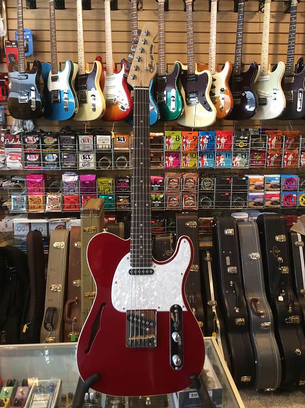 New! G&L Tribute ASAT Classic Semi Hollow 2020 Candy Apple Red Double Bound! image 1