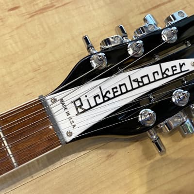 Rickenbacker 360/12 12-string Electric Guitar 21-Fret Version JetGlo (Black) image 10