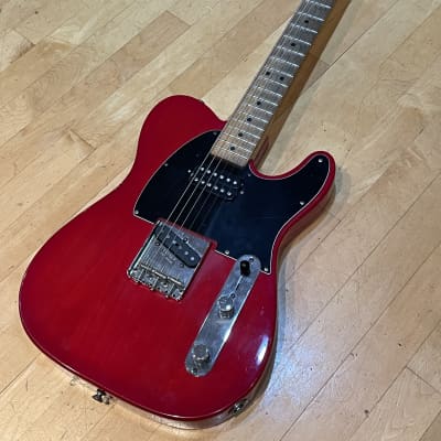 Fender Telecaster vintage guitar  -  great player - Red stock nitro mex full scale maple image 4