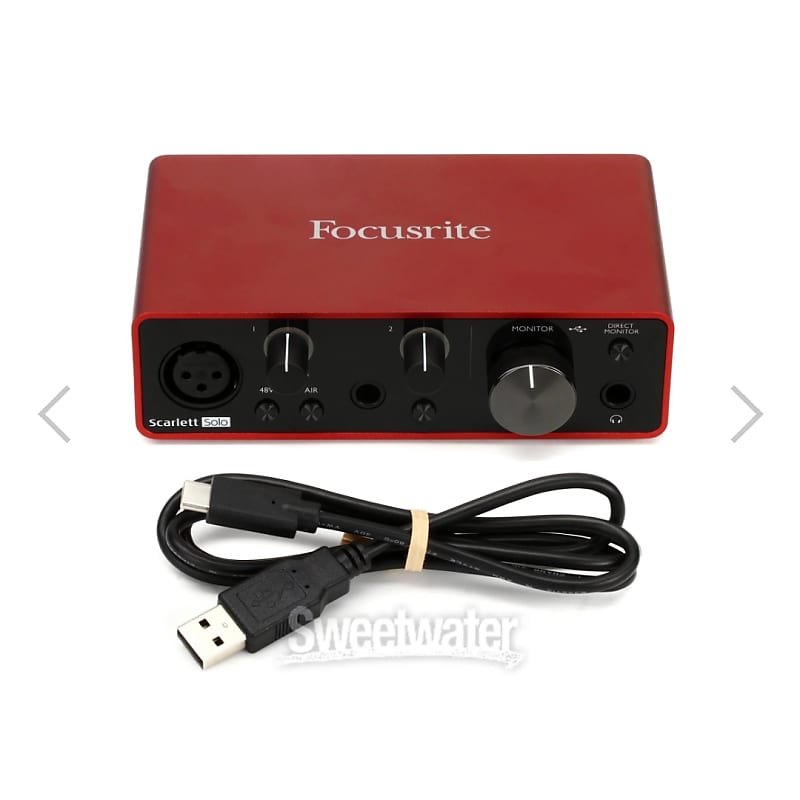 Focusrite Scarlett Solo 3rd Gen USB Audio Interface | Reverb