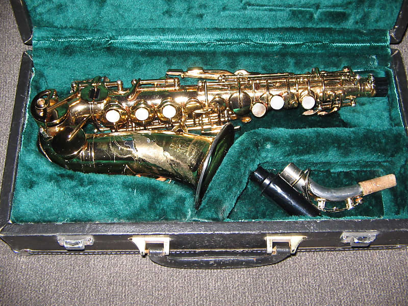 Parrot Curved Soprano Saxophone w/ Case & Mouthpiece Reverb