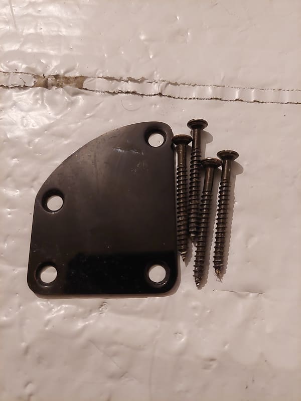 Squier HM Strat Contour Bolt Plate w/ screws (Good for Contemporary) image 1