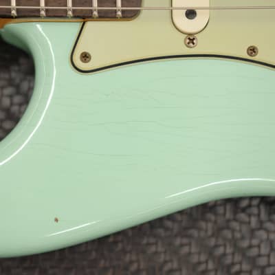 Fender Custom Shop Limited Edition '60 Stratocaster Journeyman Relic Faded/Aged Surf Green 7lbs 12oz image 7