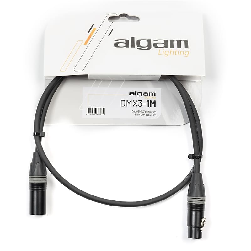 Algam Dmx3 1 M Cavo Dmx 3 Poli 1 Mt image 1