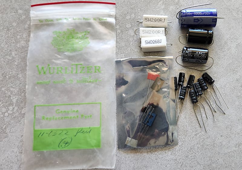 Wurlitzer 200 Electric Piano Transistors Capacitors Resistors Reverb