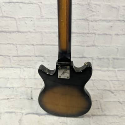 Teisco Vintage 1960s E-100 Double Cut Single Pickup Electric Guitar image 5