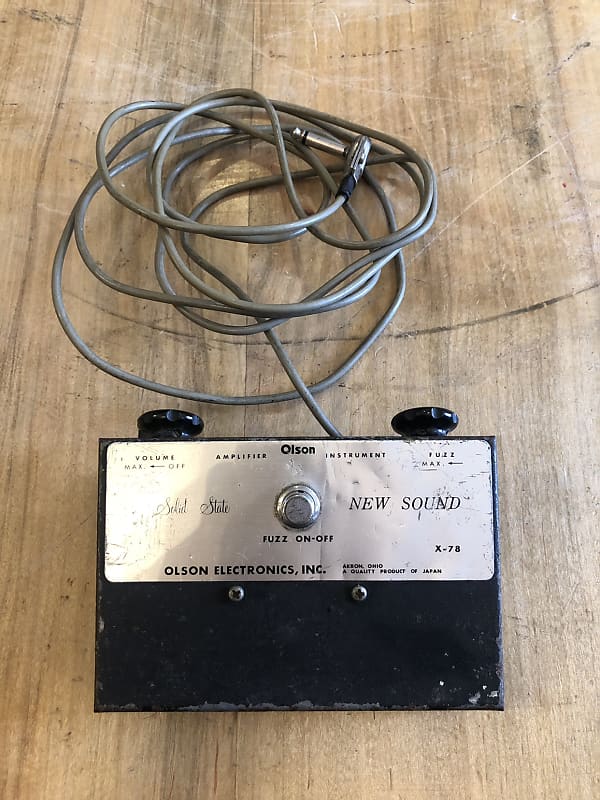 Vintage 1960's Olson Electronics X-78 Fuzz | Reverb