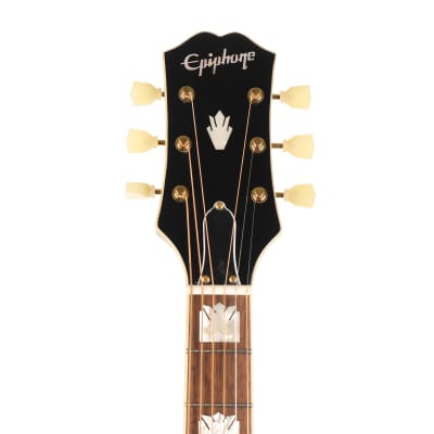 Epiphone Inspired by Gibson J-200 Acoustic-Electric Aged Vintage Sunburst Gloss image 4